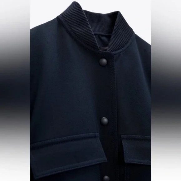 ZARA MAXI POCKET BOMBER - Picture 5 of 11